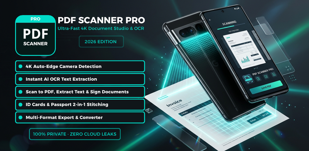 PDF Scanner Pro Feature Graphic Banner